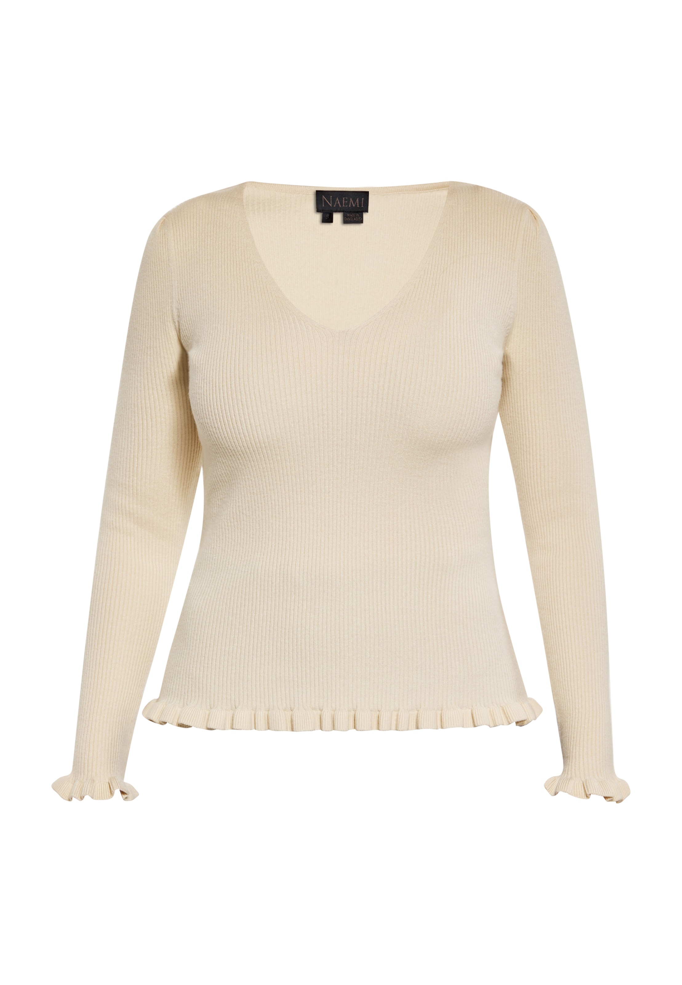 NAEMI - Pullover em bege: frente