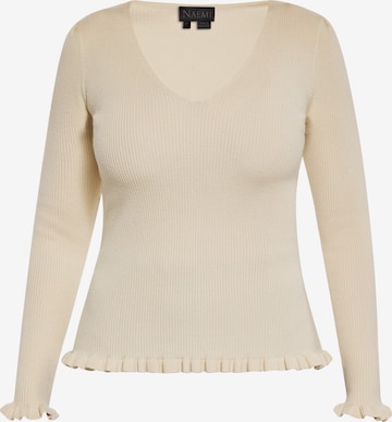 NAEMI Sweater in Beige: front
