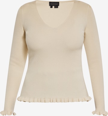 NAEMI Pullover in Beige: Vorderseite
