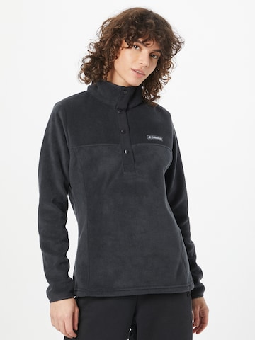 COLUMBIA Athletic Sweater 'Benton Springs™' in Black: front