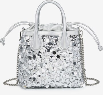 Borsa a tracolla 'Borsa a Tracolla Zefira Plus Donna - Paillettes Glamour Poliestere' di Kassandra in argento: frontale