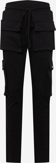Pantaloni cu buzunare MOUTY pe negru, Vizualizare produs