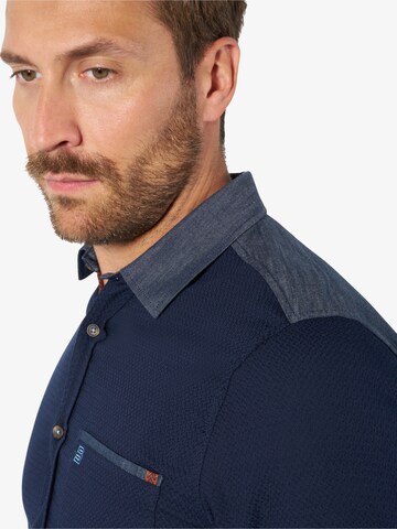 BABISTA Regular fit Button Up Shirt in Blue