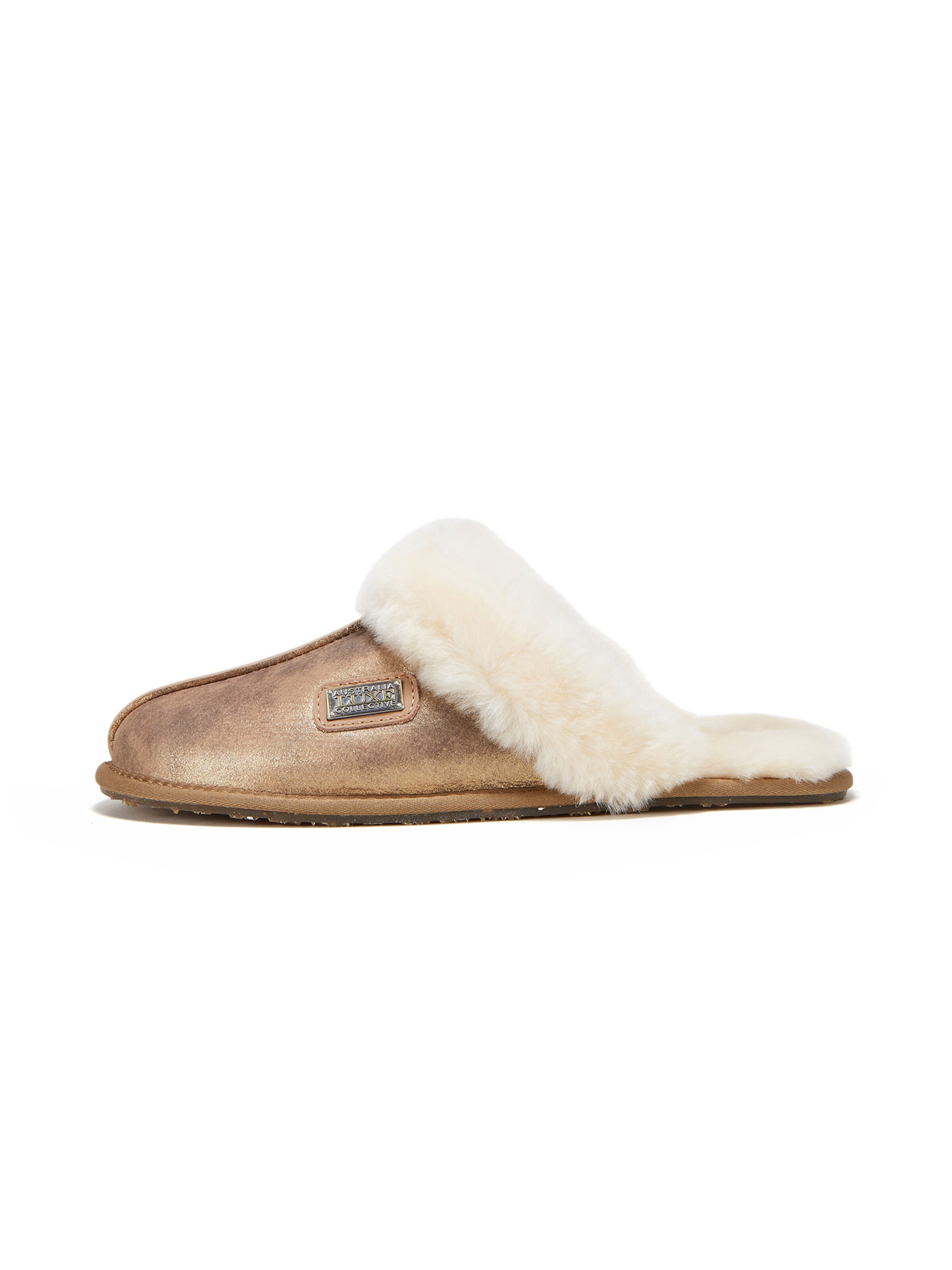 Australia Luxe Collective Mule in Gold: Vorderseite