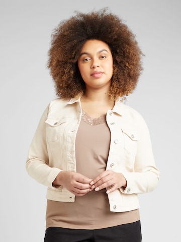 ONLY Carmakoma Between-Season Jacket 'WESPA' in Beige: front