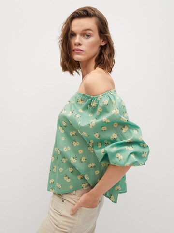 MANGO Bluse 'Pia' in Grün