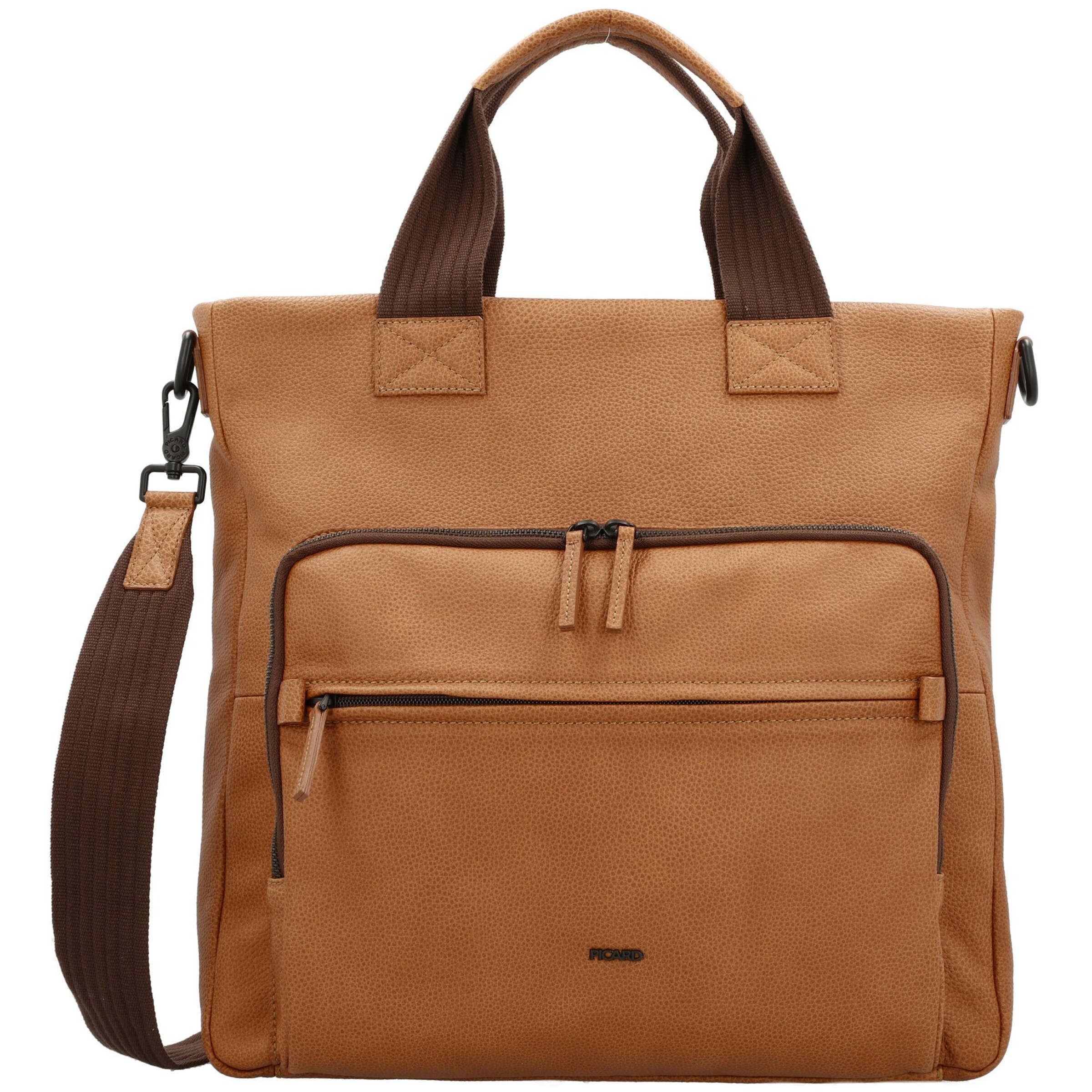 Picard Shopper in Brown: front