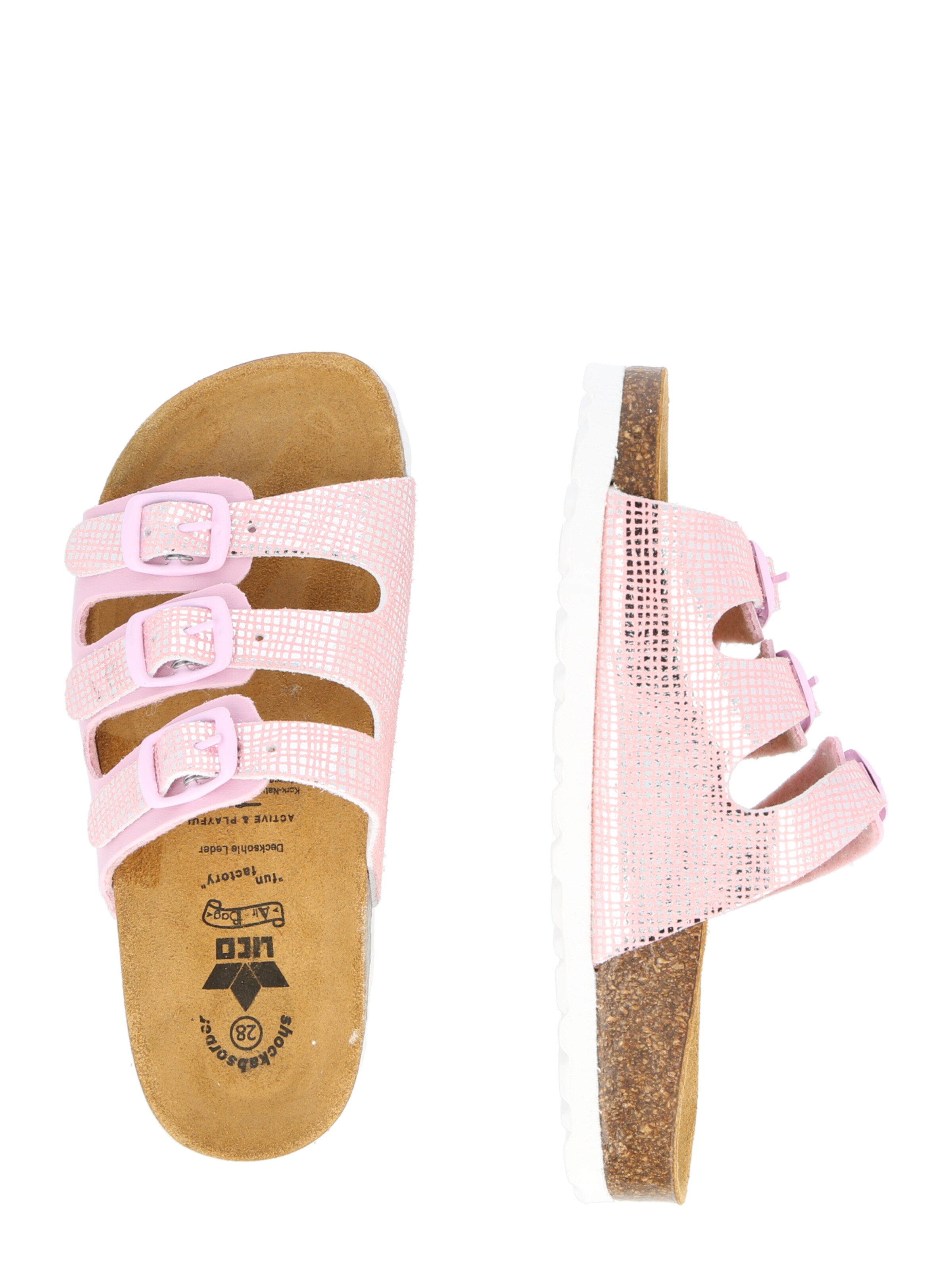 LICO Pantolette 'Bioline Free' in Pink