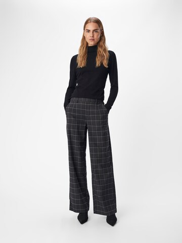 OBJECT Wide Leg Hose 'OBJLisa' in Grau