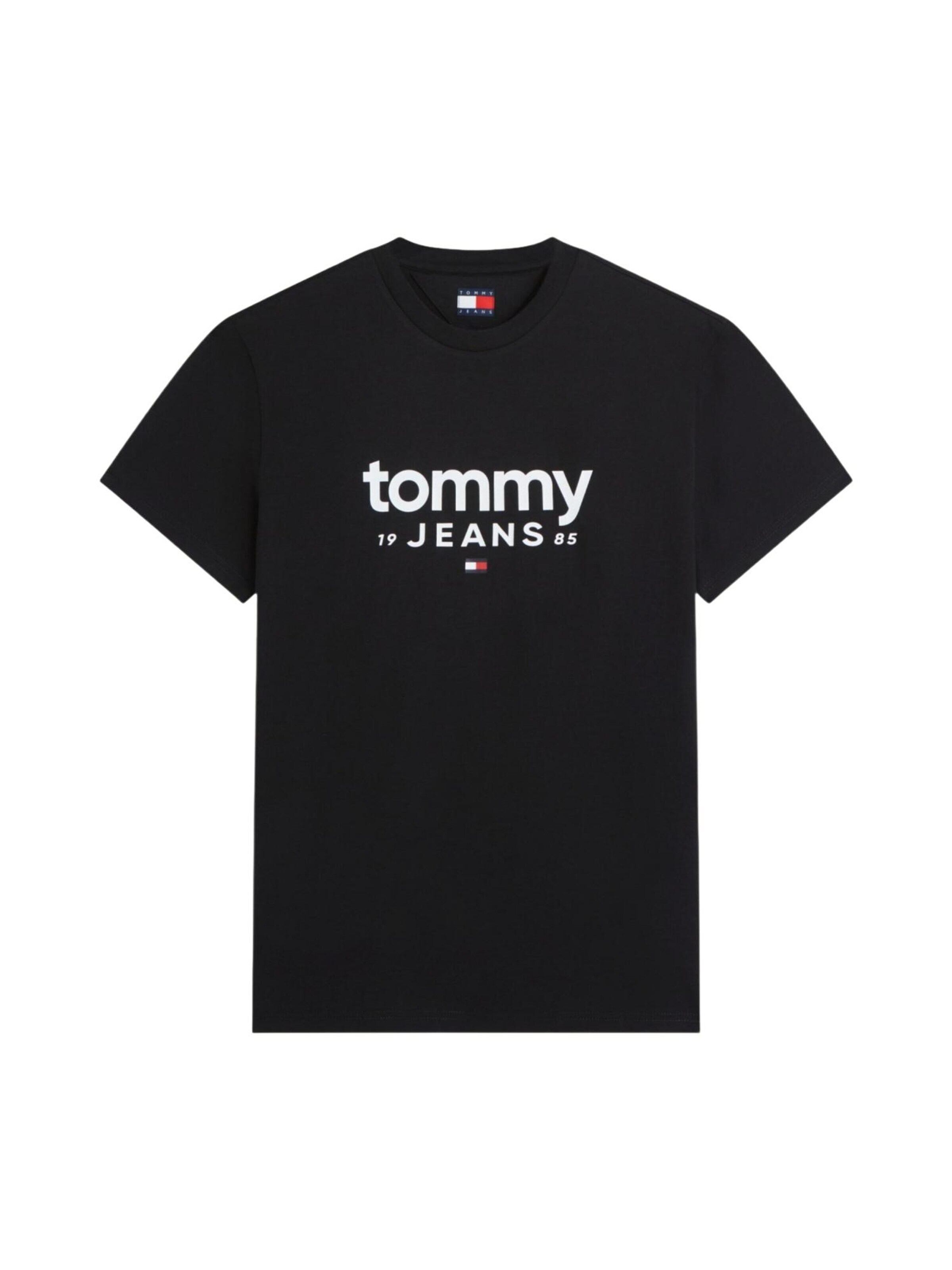 Maglietta 'DM0DM23376' di Tommy Jeans in nero: frontale