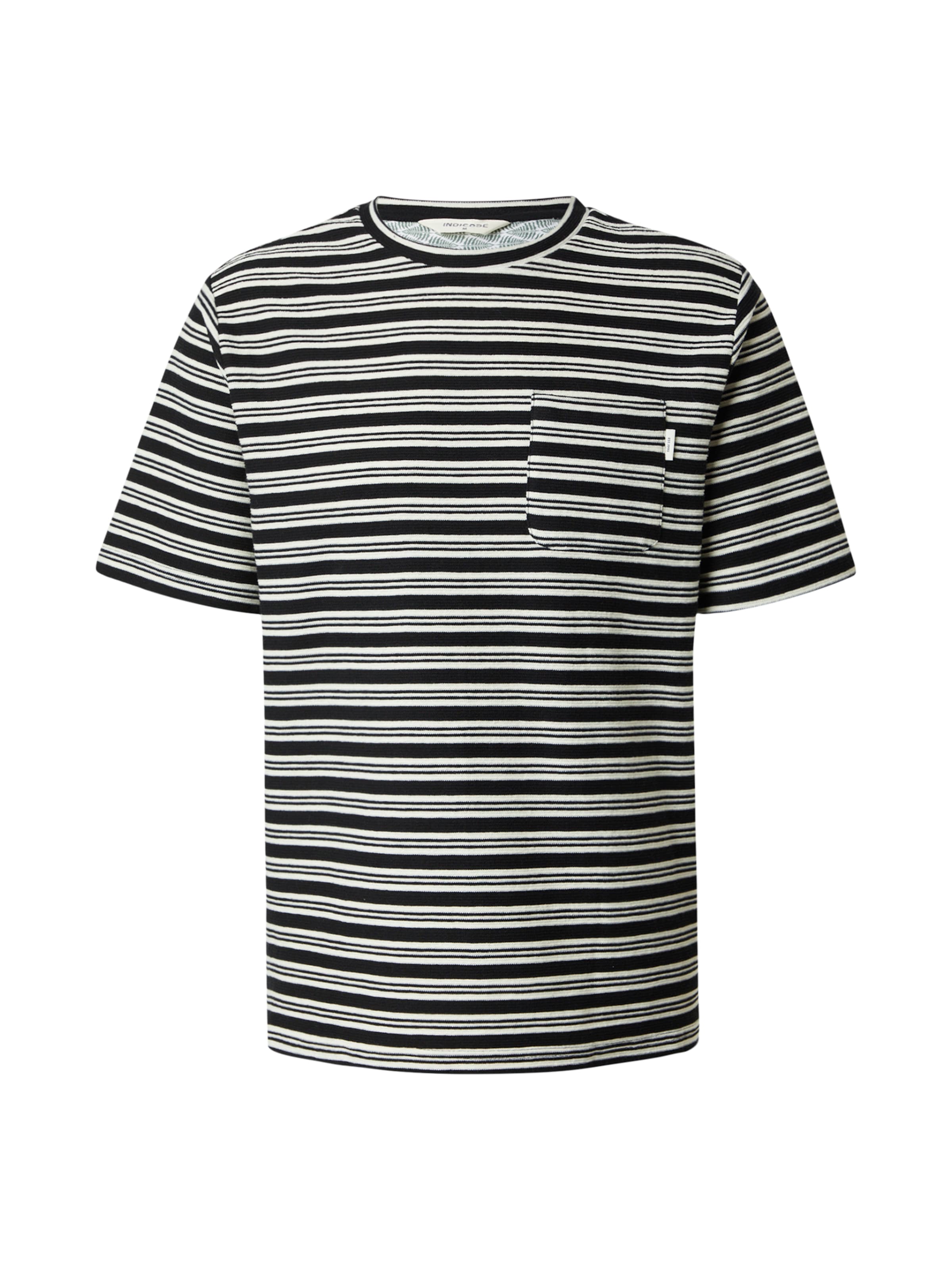 T-Shirt INDICODE JEANS en noir : devant