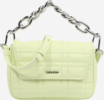 Calvin Klein - Bolso de hombro en amarillo: frente