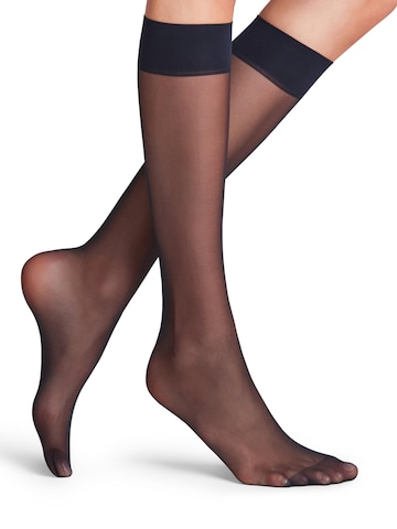 FALKE Overknee Strümpfe 'Matt Deluxe'‌‌‌‌‌‌‌‌‌‌ in Blau