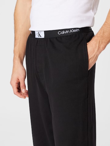 Calvin Klein UnderwearPidžama hlače - crna boja