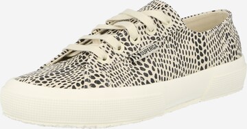 Baskets basses SUPERGA en beige : devant