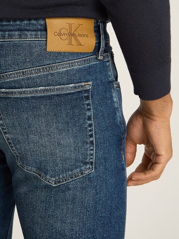 Coupe slim Jean Calvin Klein Jeans en bleu