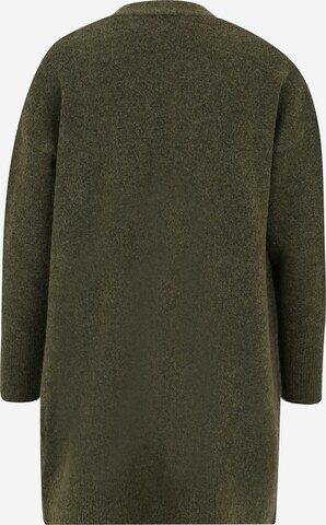 Selected Femme Petite Knit Cardigan 'LULU' in Green