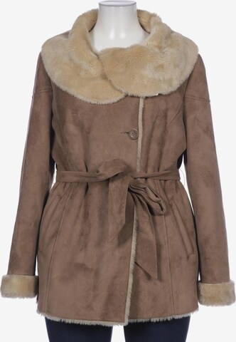 Himmelblau by Lola Paltinger Jacket & Coat in XL in Beige: front