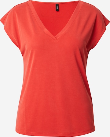 ONLY - Camiseta 'Free' en rojo: frente