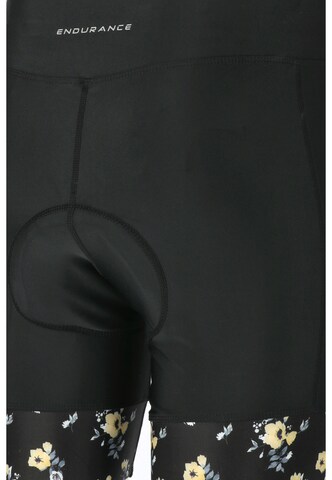 ENDURANCE Skinny Workout Pants 'Mangrove' in Black