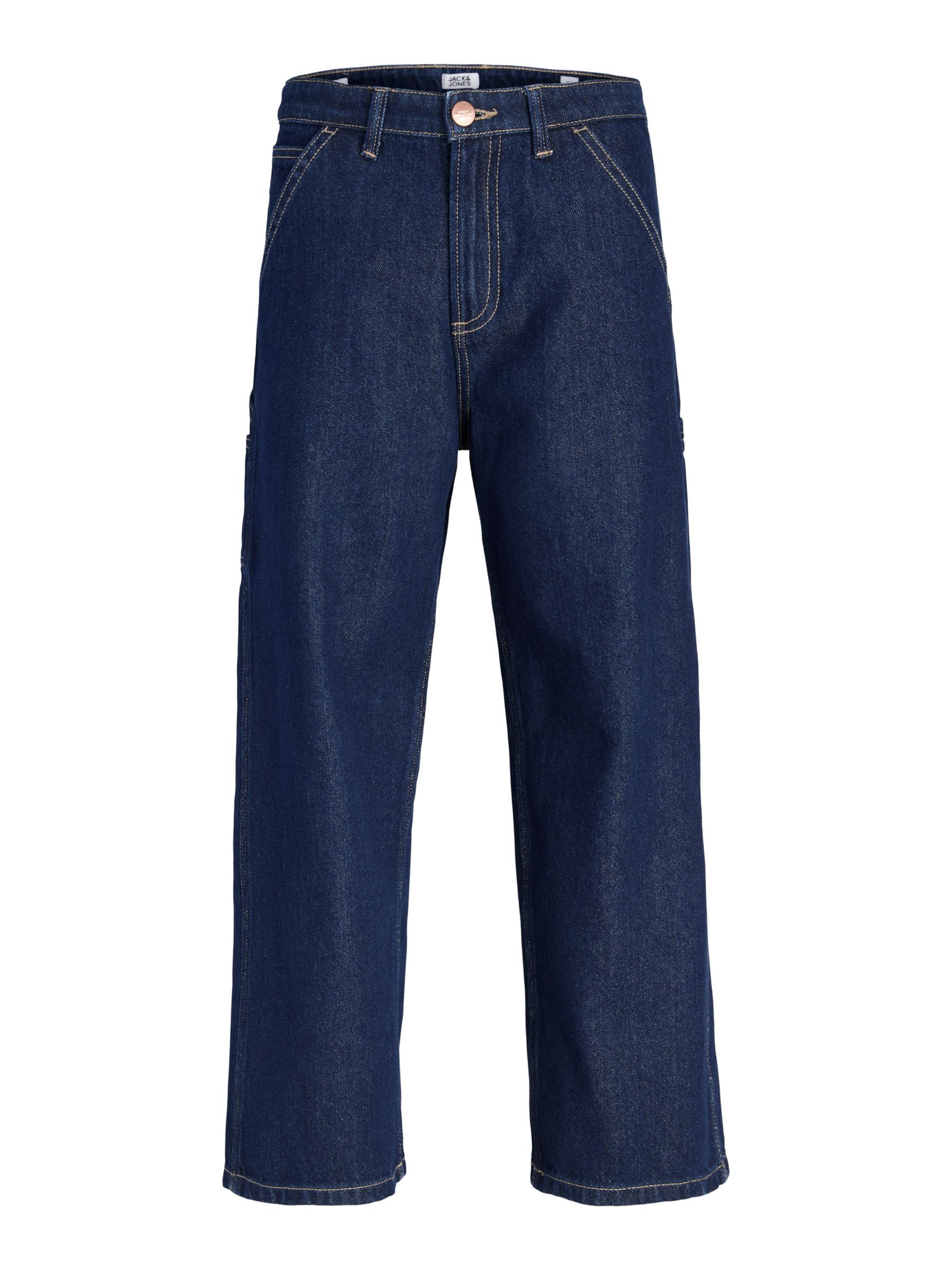 Baggy Jean 'JJIALEX JJCARPENTER' Jack & Jones Junior en bleu : devant