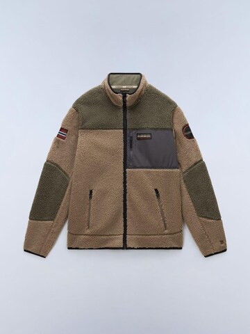 NAPAPIJRI Fleece Jacket in Brown
