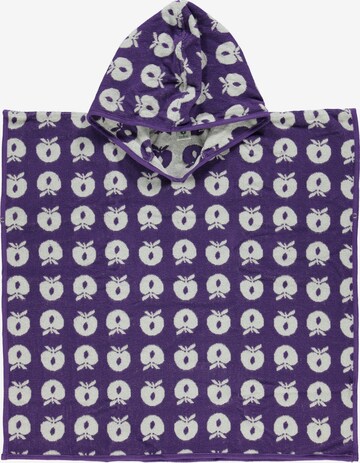 Småfolk Shower Towel 'Apfel' in Purple: front