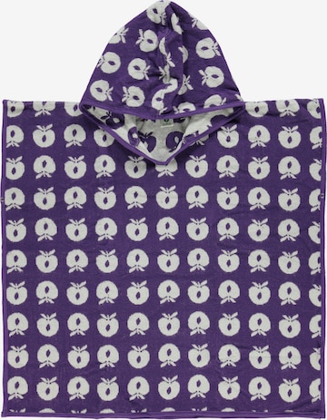 Småfolk Shower Towel 'Apfel' in Purple: front