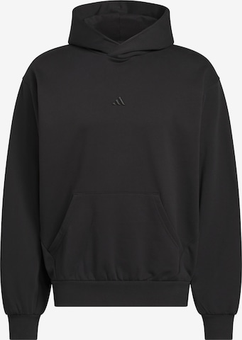Sweat de sport 'ADIDAS BASKETBALL FLEECE' ADIDAS PERFORMANCE en noir : devant