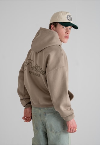 Sweat-shirt 'Hometown' Prohibited en gris