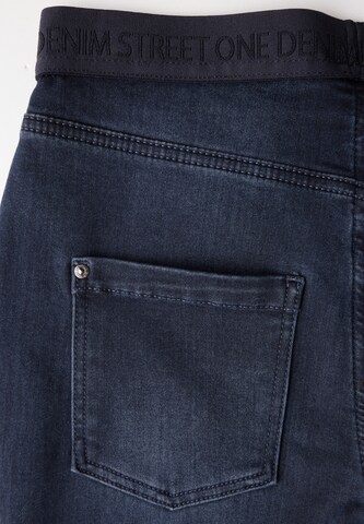STREET ONE Skinny Jeggings in Blau
