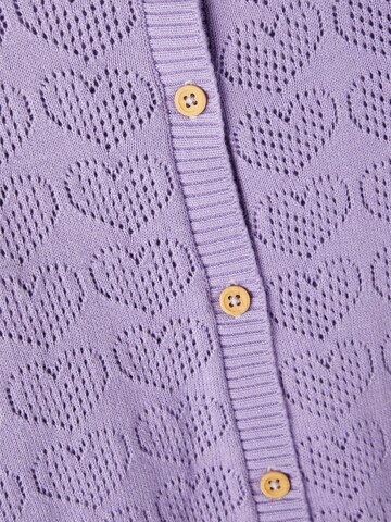 NAME IT Knit cardigan in Purple