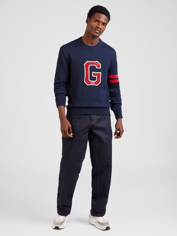 GANT Sweter 'SEASONAL G' w kolorze niebieski