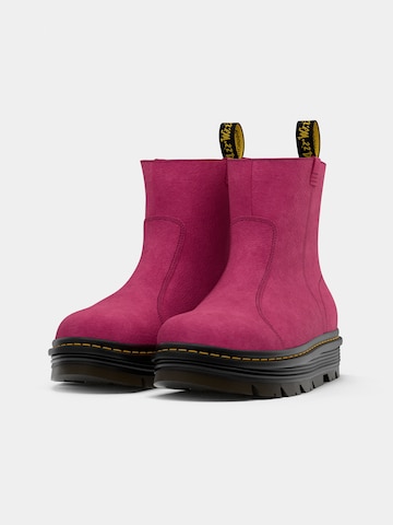 Dr. Martens - Botim 'ZebZag' em vermelho