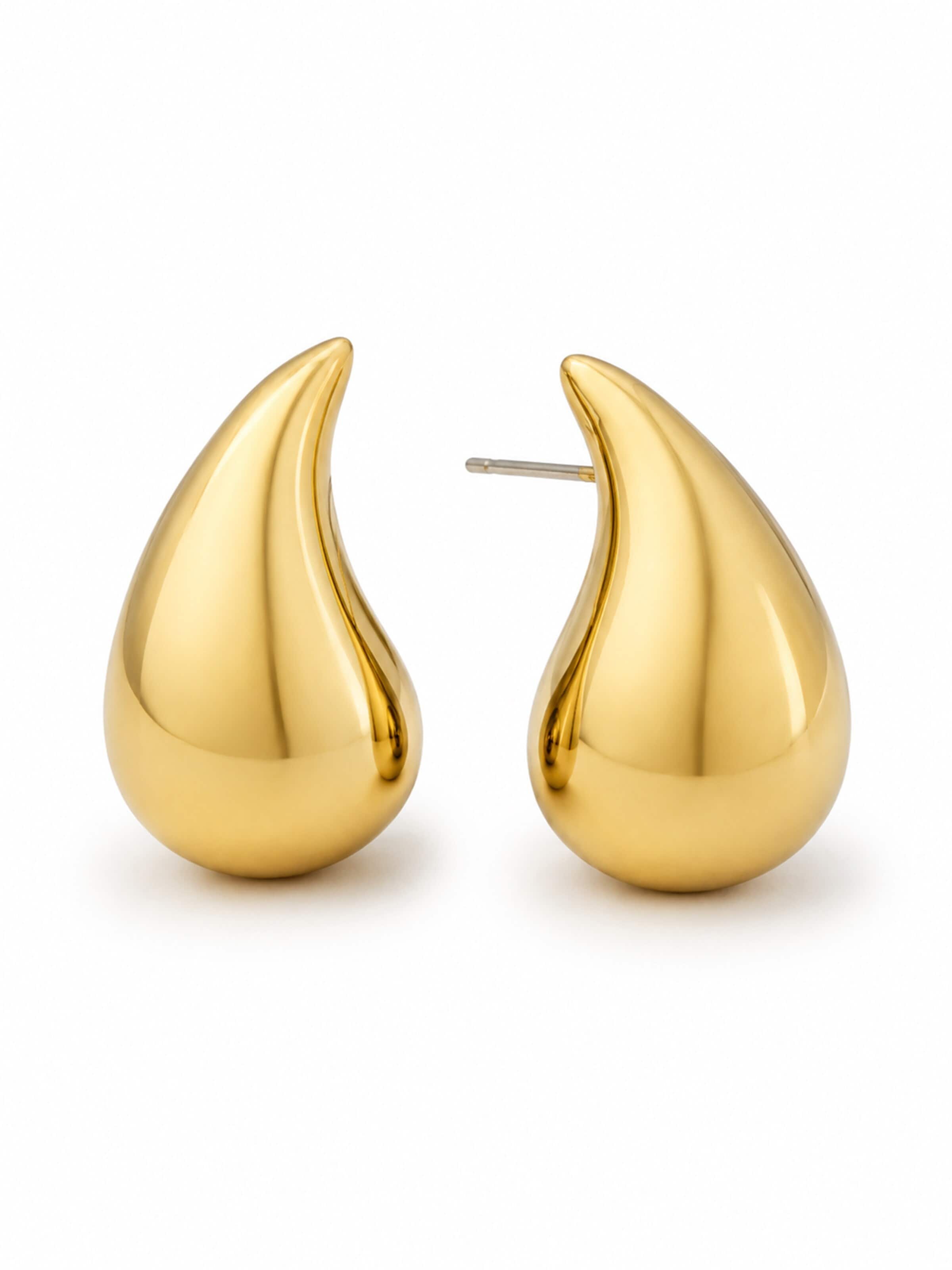 RteRme - Pendientes 'Titania Earrings Large' en oro: frente