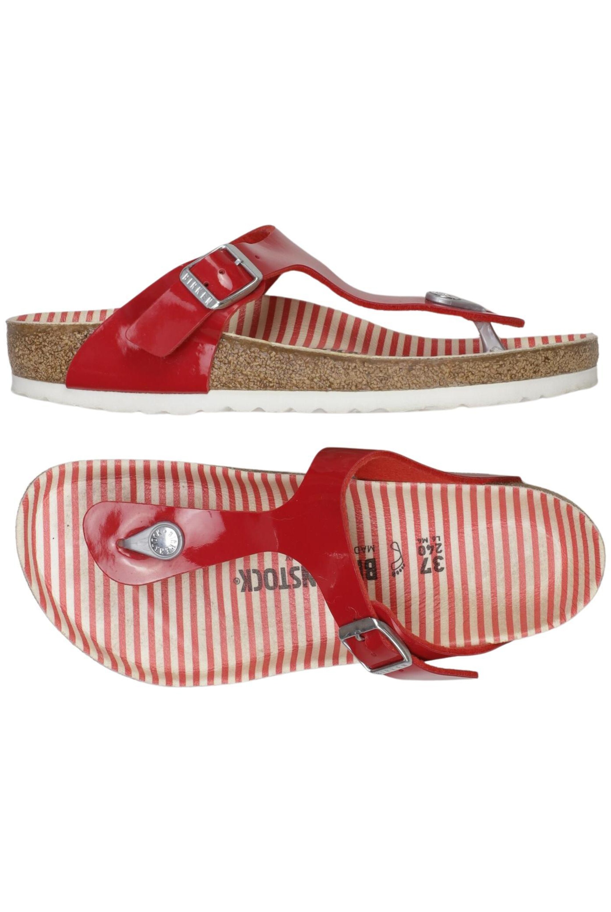 BIRKENSTOCK Sandals & High-Heeled Sandals in 37 in Red: front