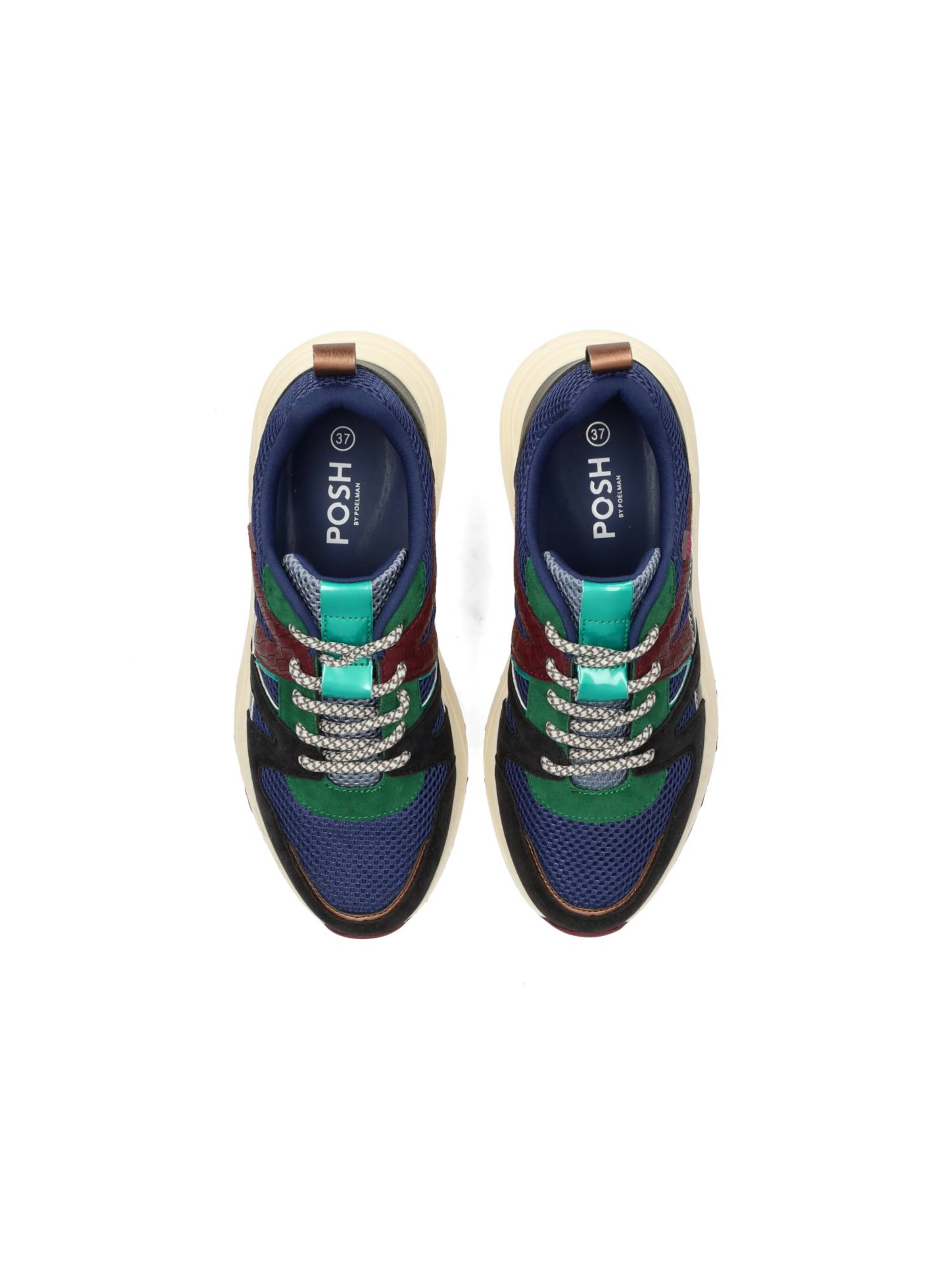 POSH by Poelman Platform trainers 'CAROCEL' in Mixed colours
