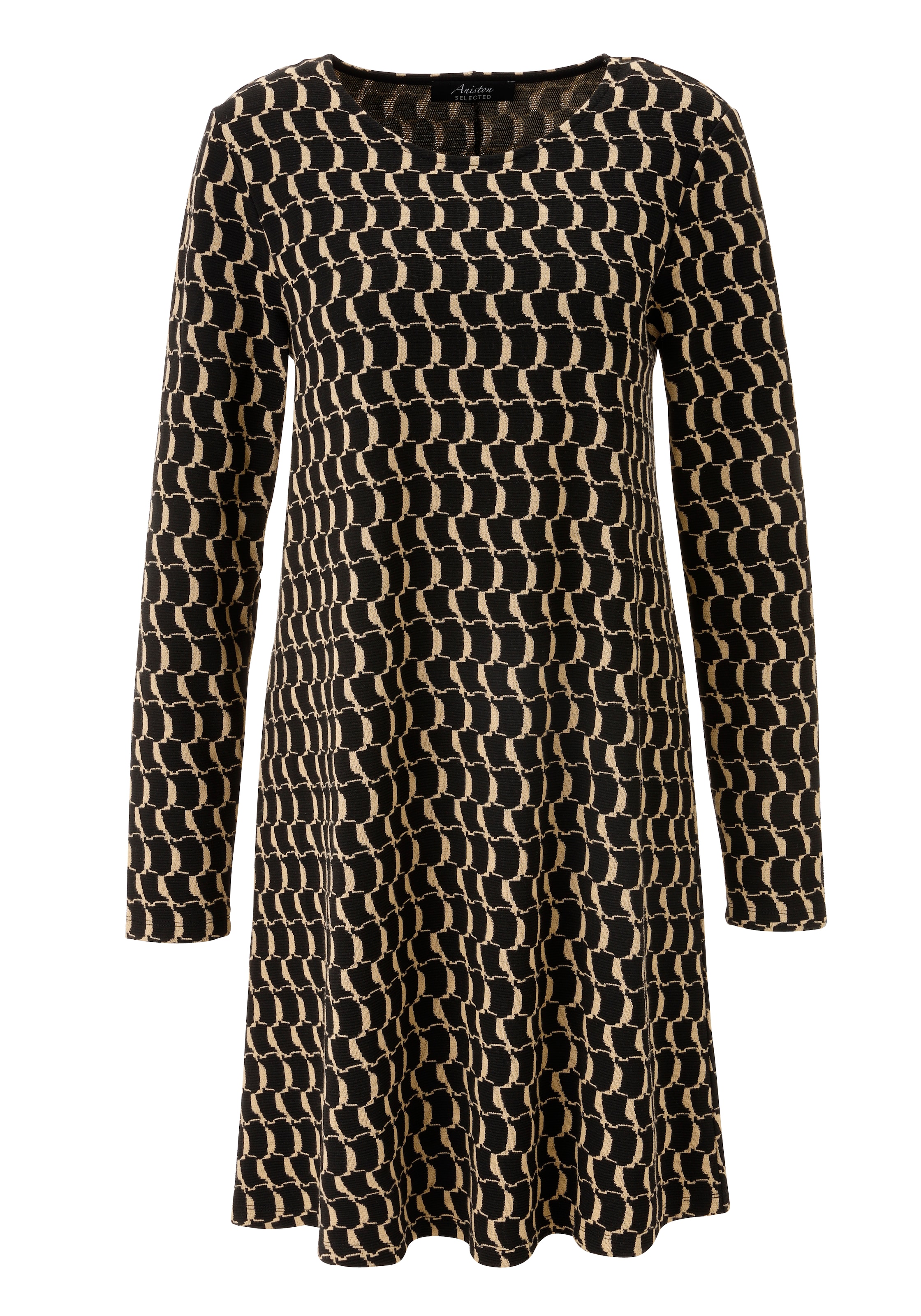 Aniston SELECTED Kleid in Schwarz: Vorderseite