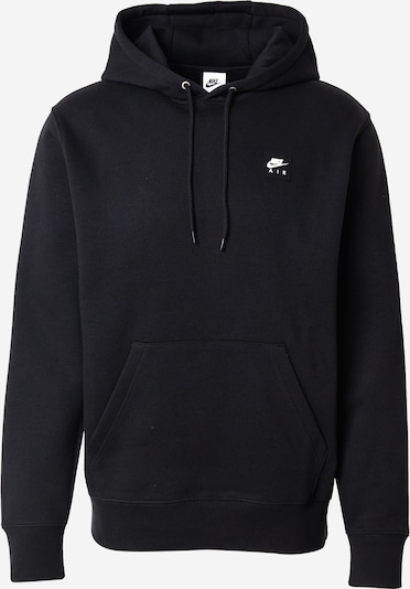 Megztinis be užsegimo 'AIR' iš Nike Sportswear, spalva – pilka / juoda / balta, Prekių apžvalga