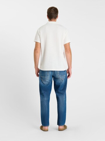Le Temps Des Cerises Regular fit Overhemd 'TIMON' in Wit