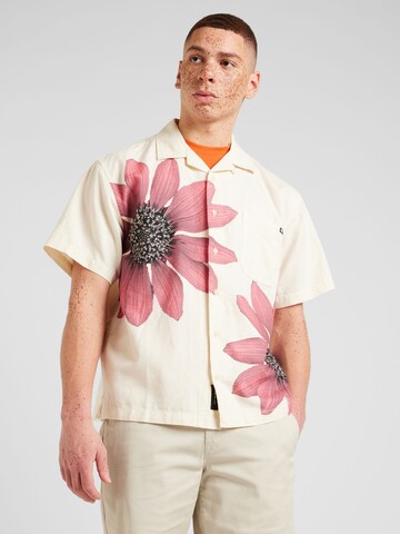 VANS - Ajuste confortable Camisa 'LAUREL' en beige: frente