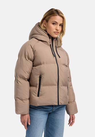 NAVAHOO Winterjas in Beige