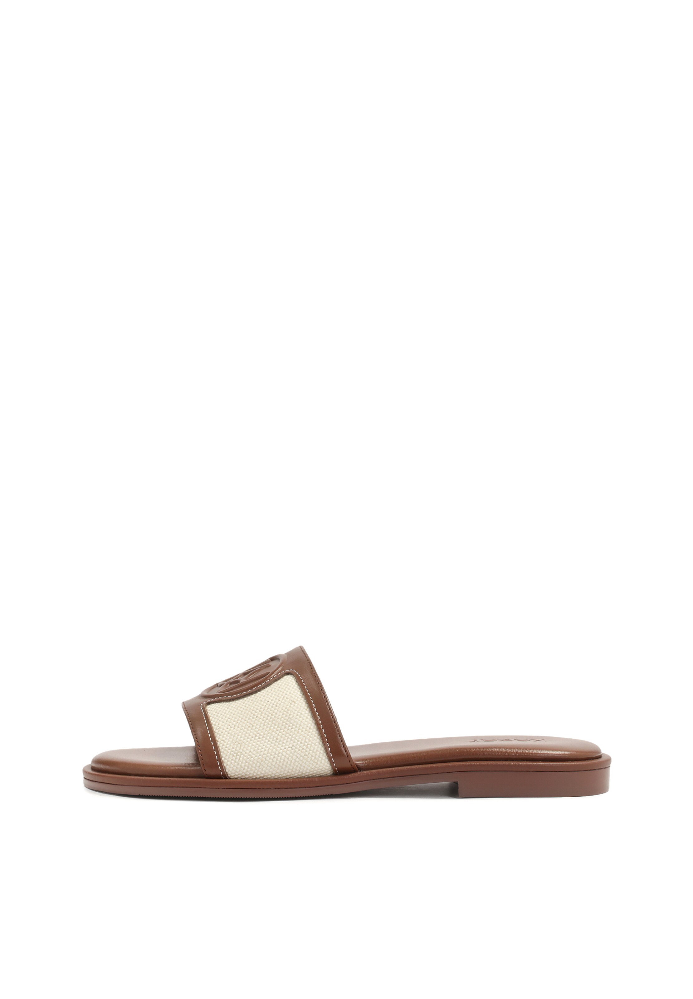 Kazar Mules in Brown: front