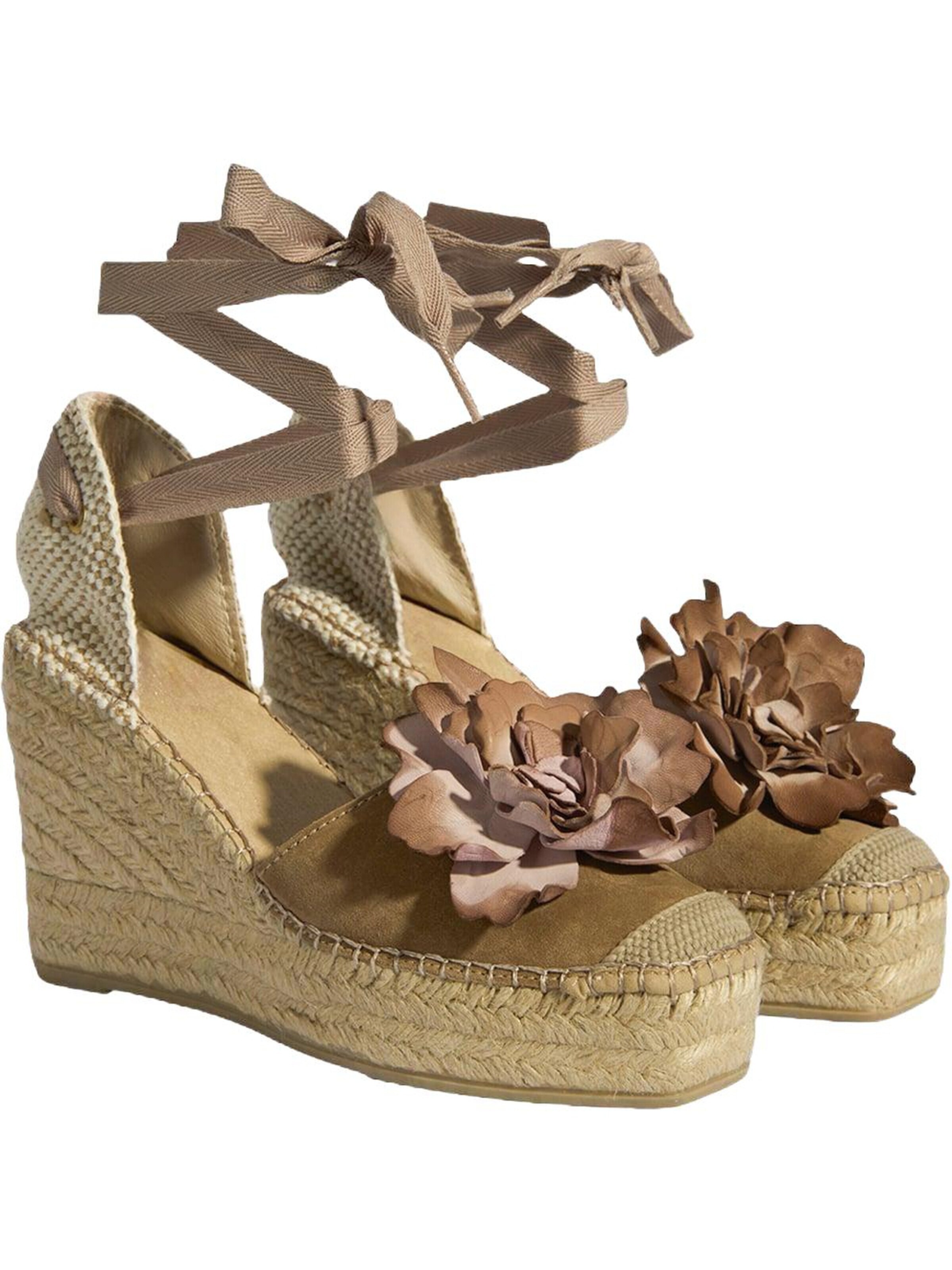 Desa Espadrilles 'Keil-Espadrilles' in Beige: front