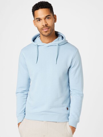 INDICODE JEANS - Sweatshirt 'Wilkins' em azul: frente