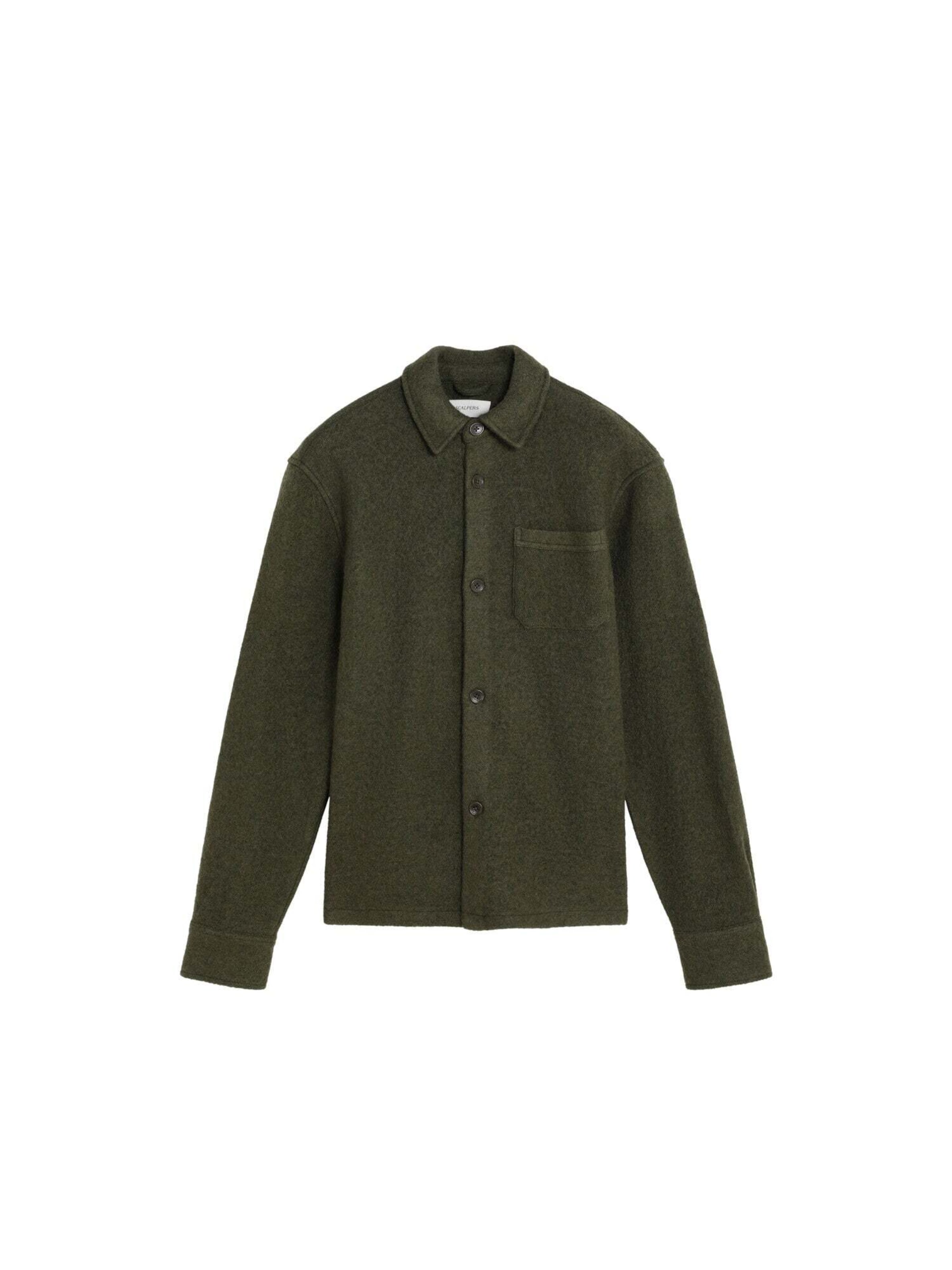 Scalpers Regular Fit Skjorte i grøn: forside