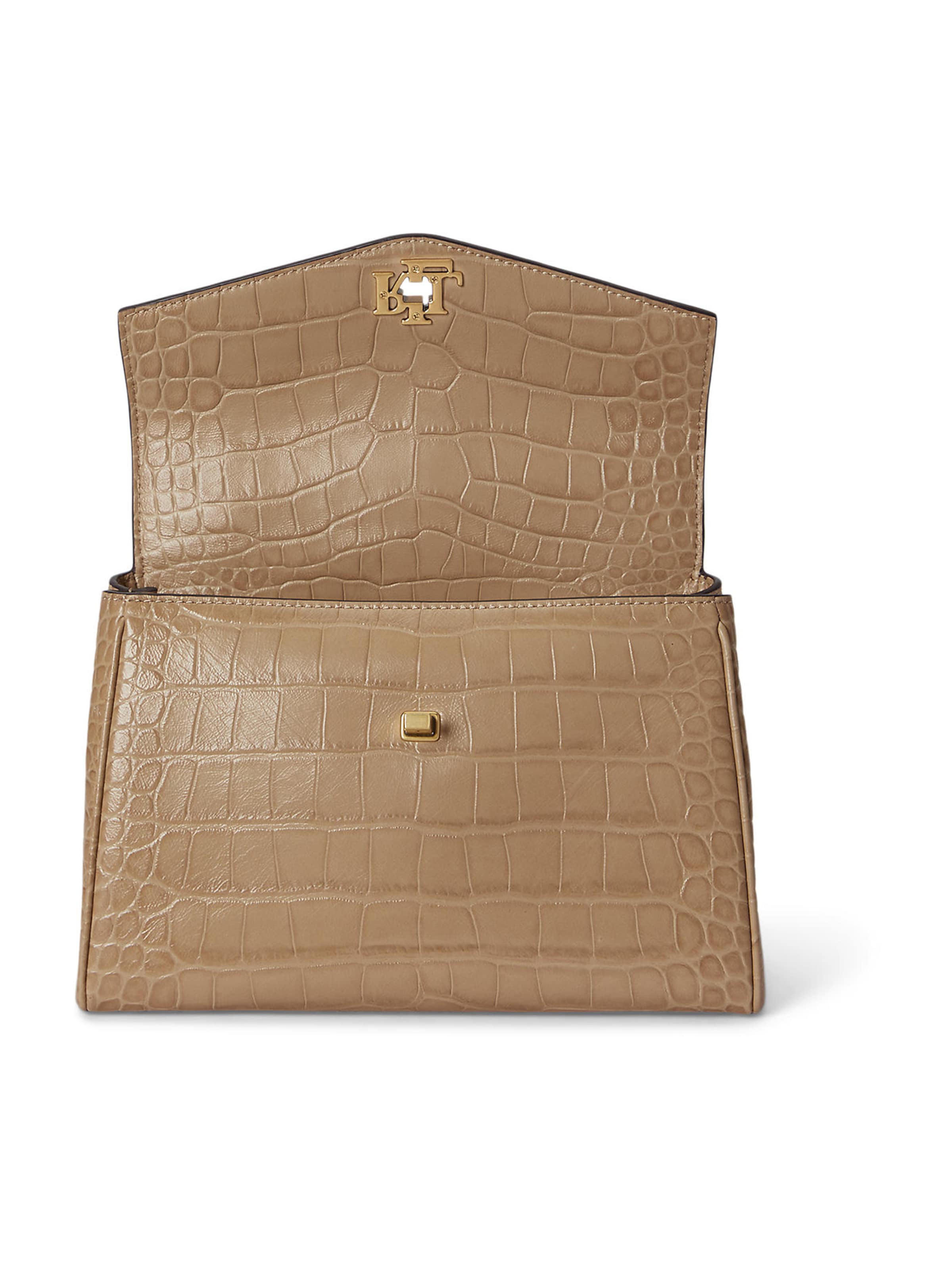 Lauren Ralph Lauren Ročna torbica 'Farrah' | rjava barva