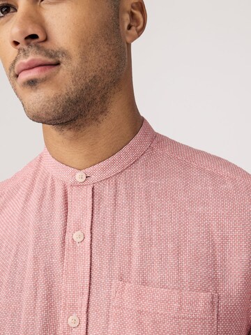 Next Regular fit Button Up Shirt in Pink