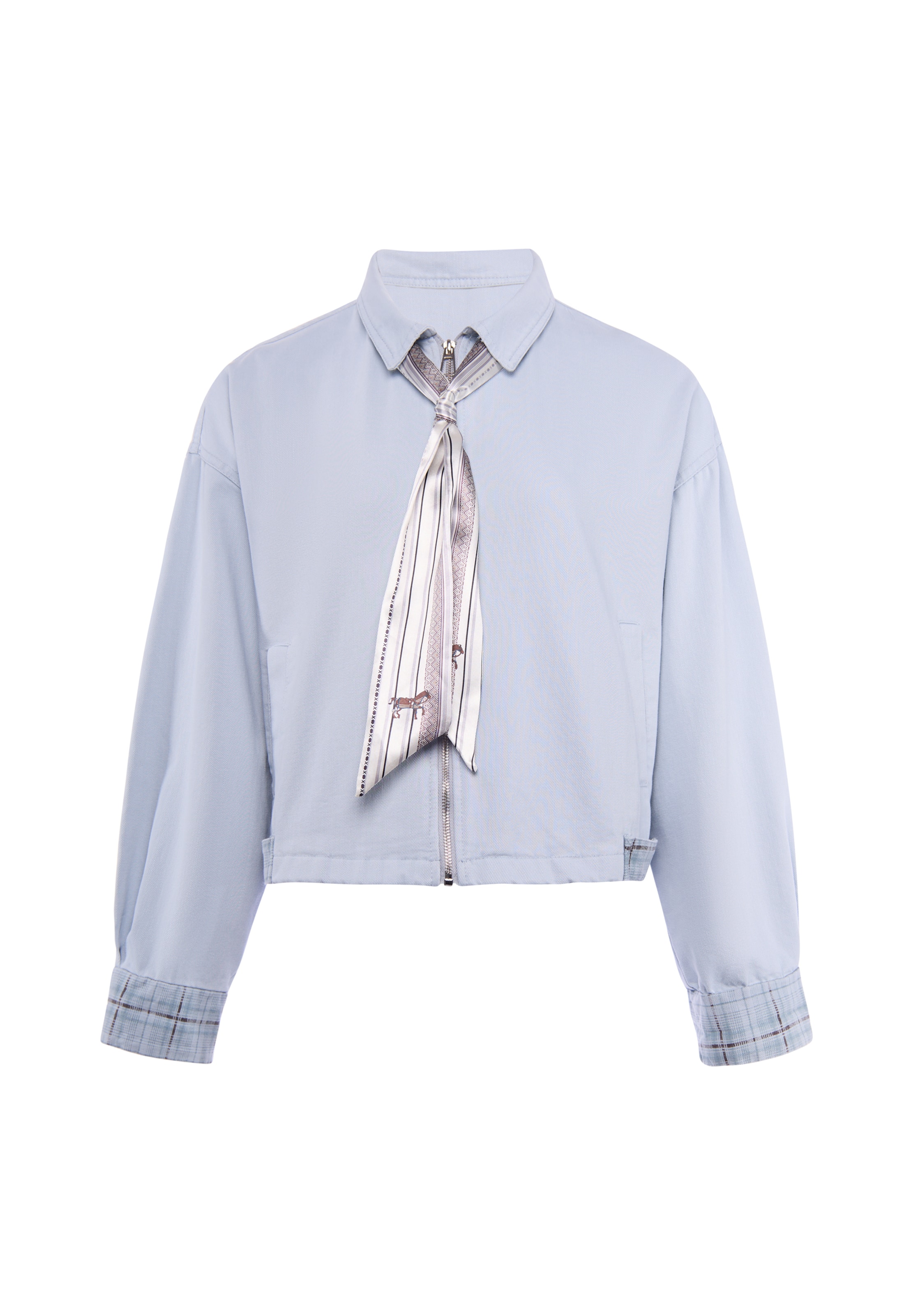 Usha Between-season jacket in Blue: front