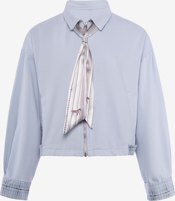Veste mi-saison Usha en bleu : devant